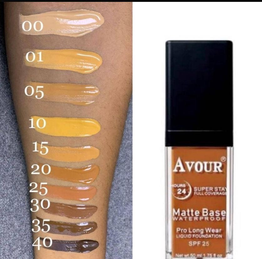 Fond de Teint Avour – Super Stay Full Coverage 24h