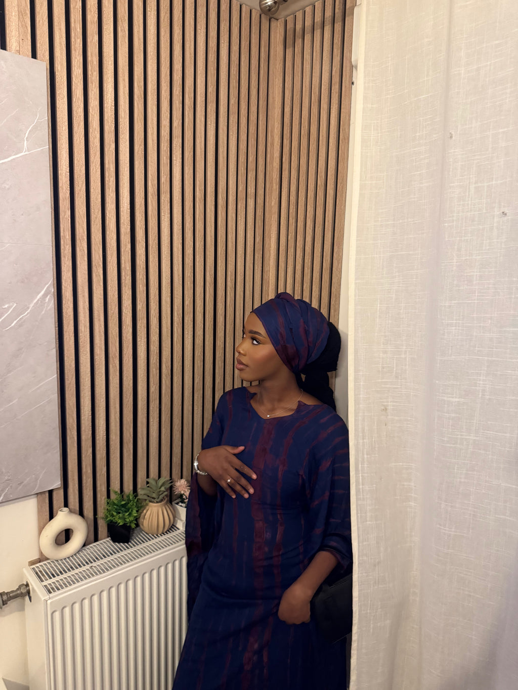 Robe dempé blue Nocturna