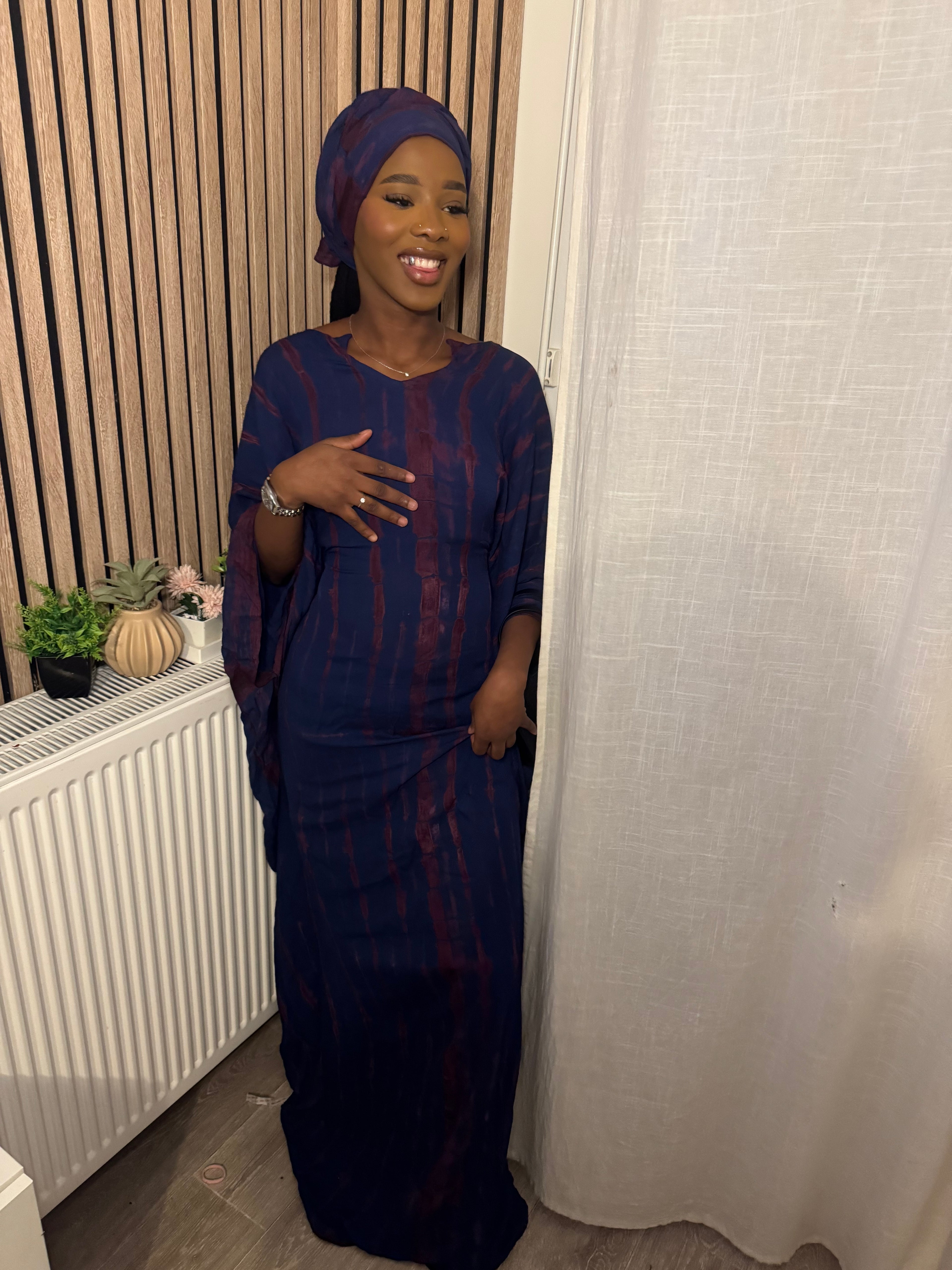 Robe dempé blue Nocturna