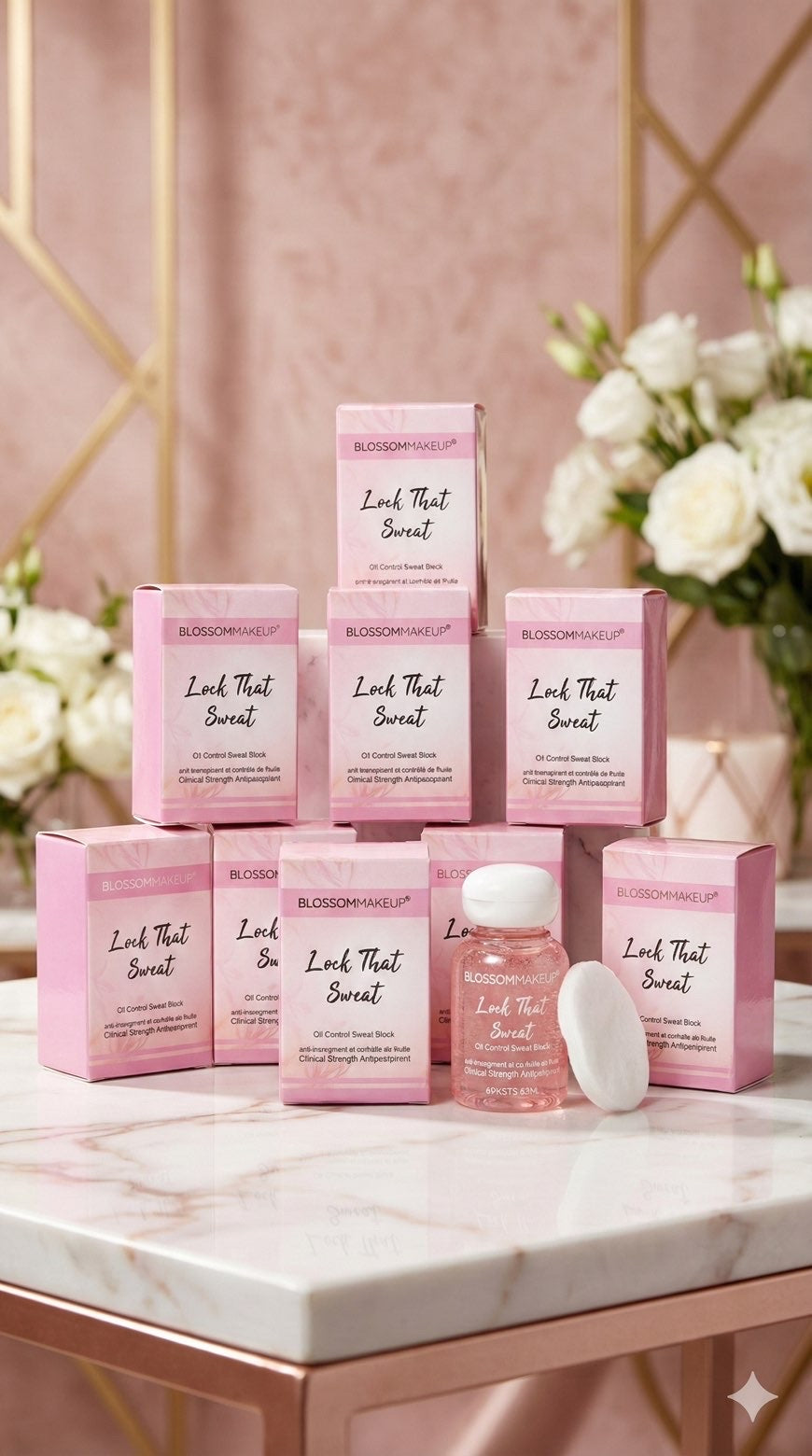 Anti transpirant lock that sweat